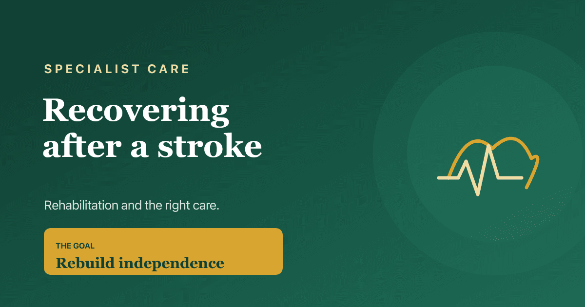 Care and rehabilitation after a stroke — how recovery works and how to choose care that supports it.
