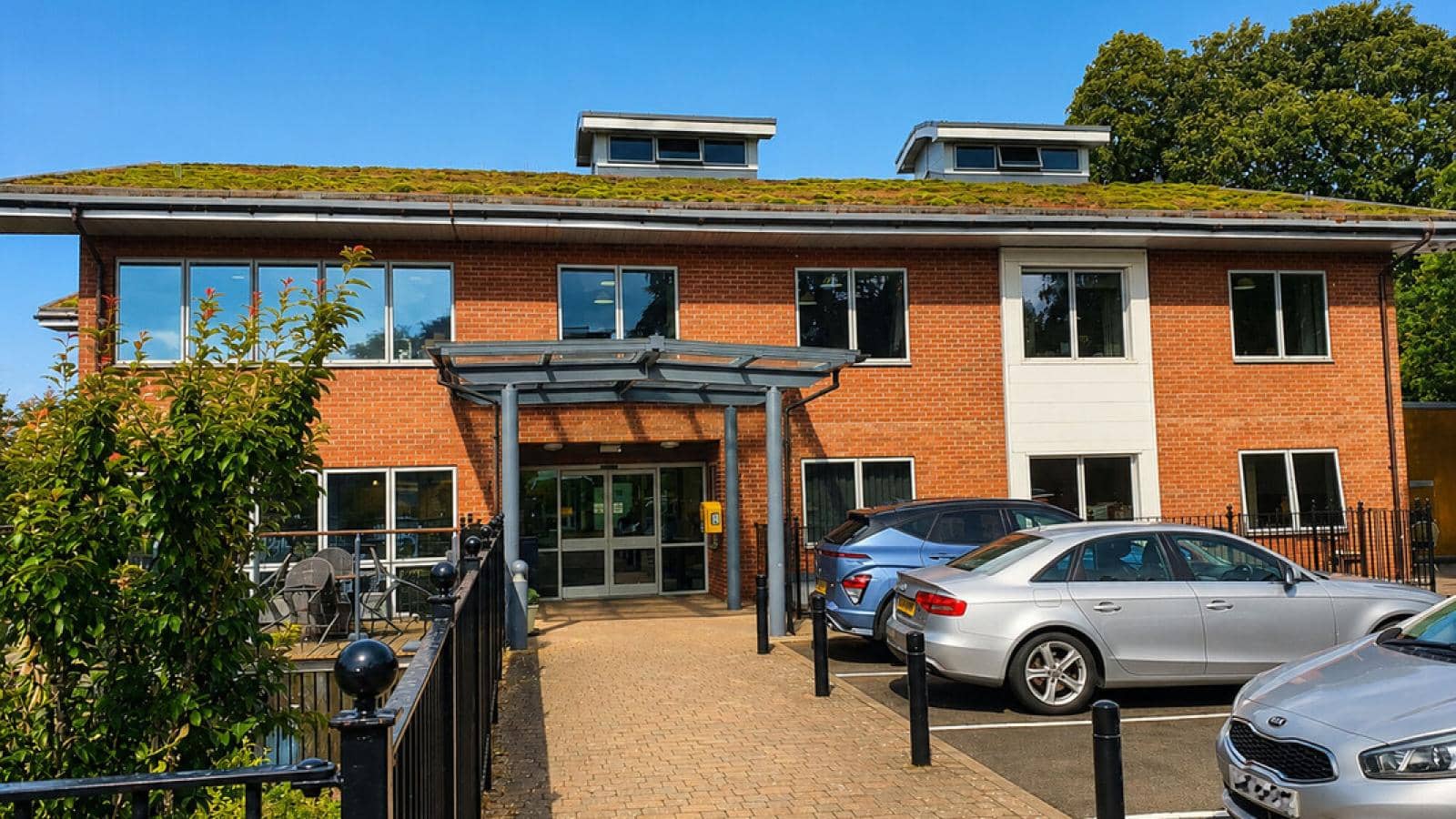 Aigburth care home in Oadby rear entrance