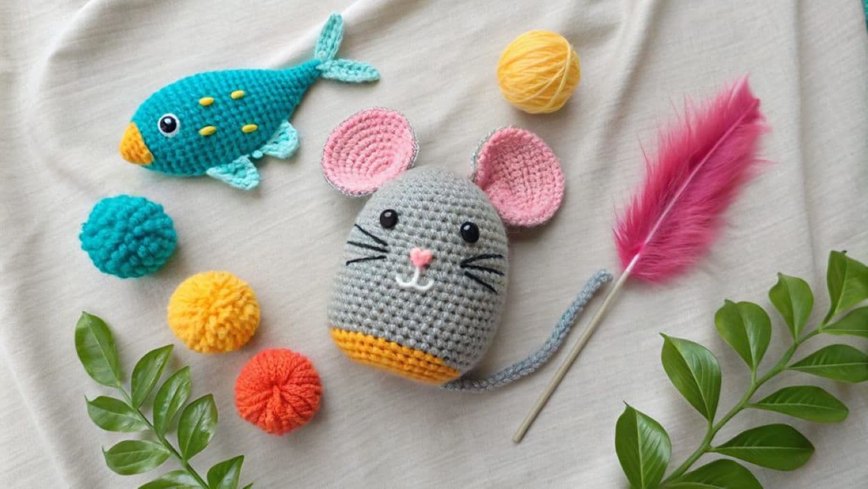 crochet cat toys