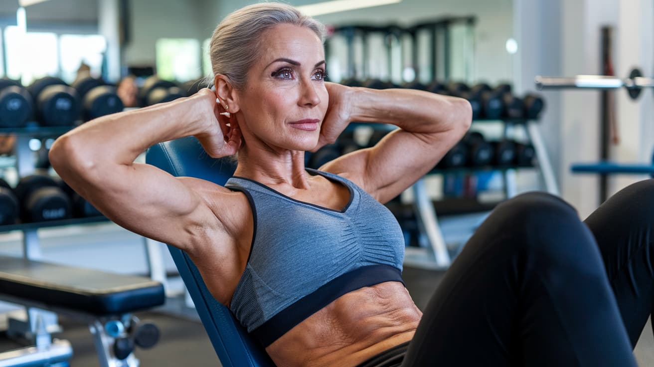 Simple Oblique Crunches for Seniors to Try