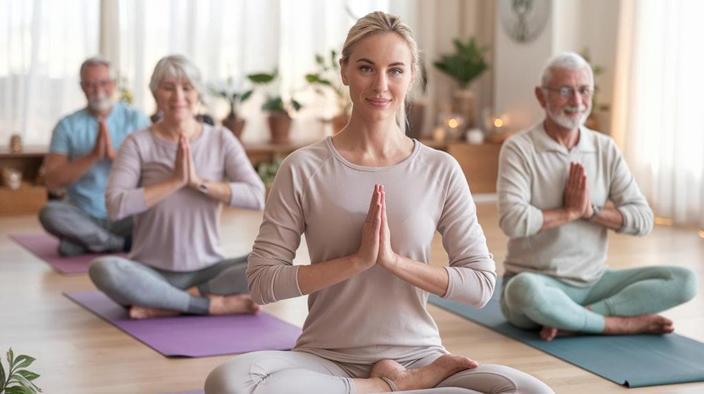 senior friendly yoga poses