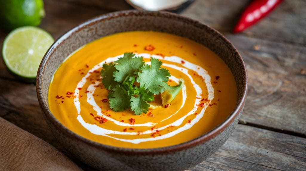spicy thai squash soup