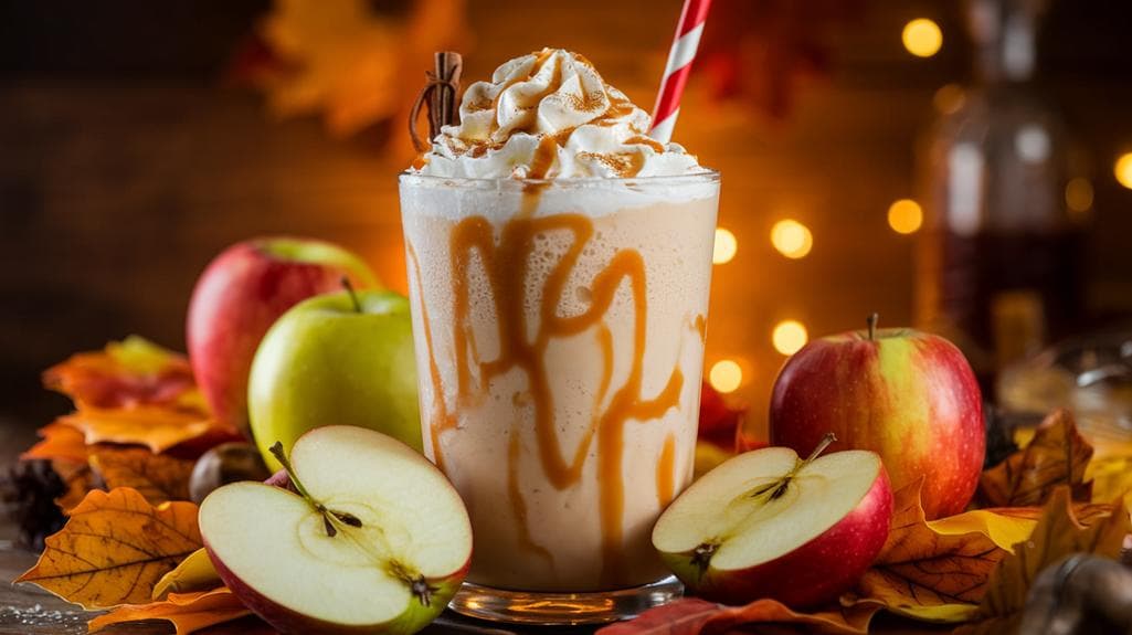 sweet creamy autumn beverage