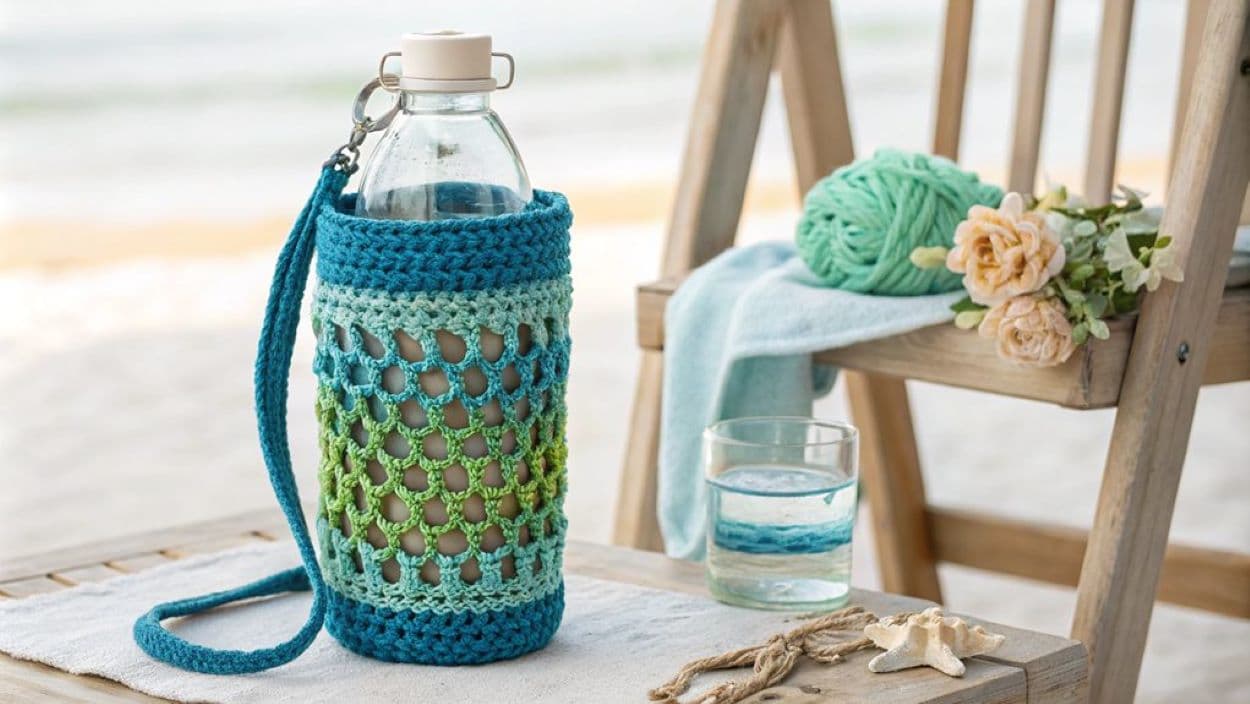crochet bottle holders