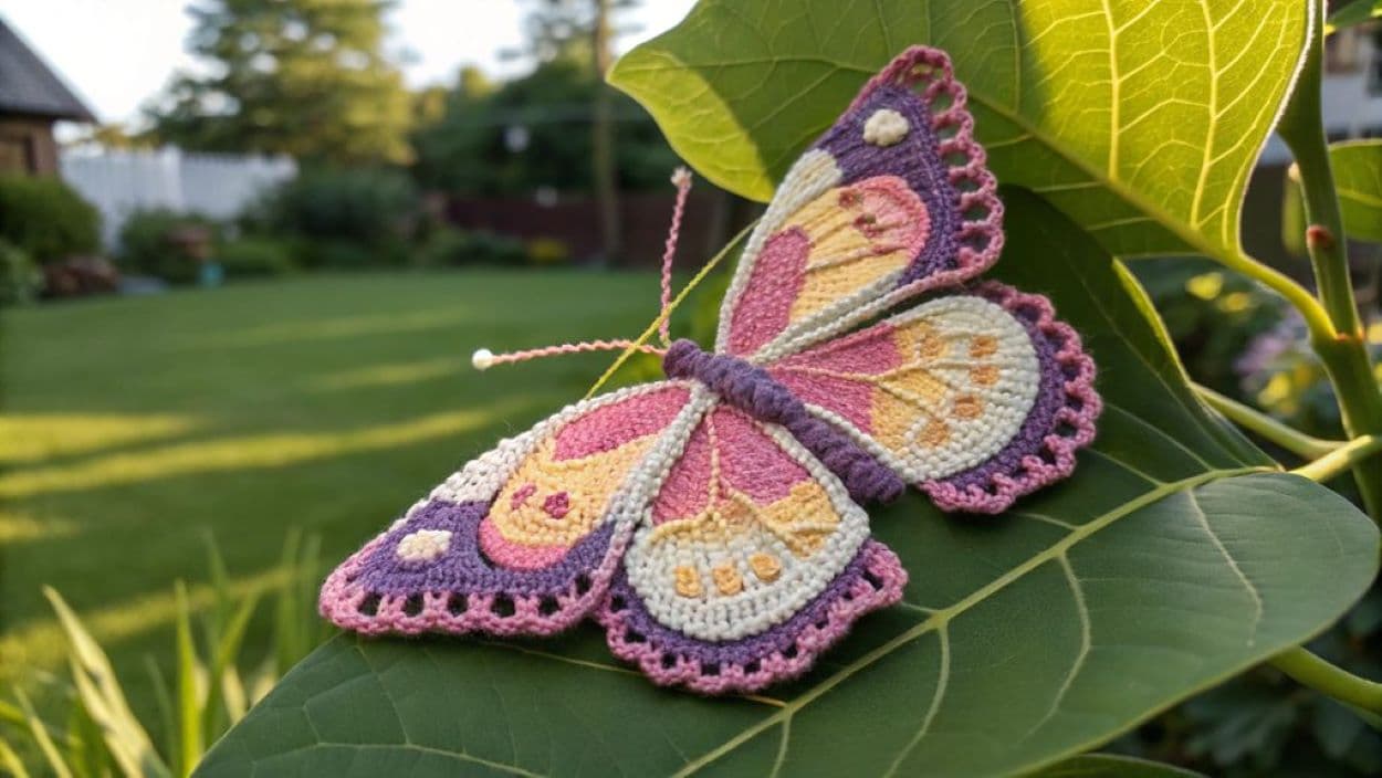 crochet butterflies