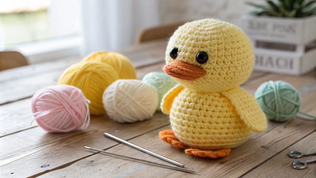 crochet duck