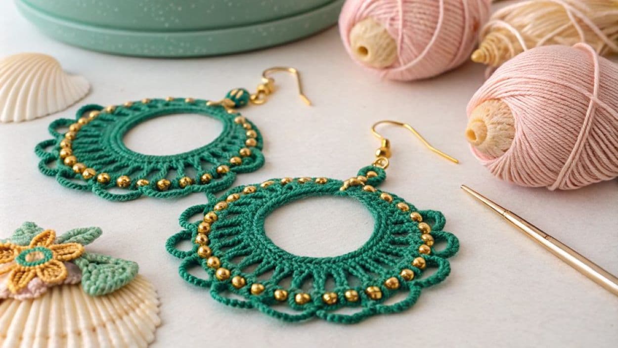 crochet earrings