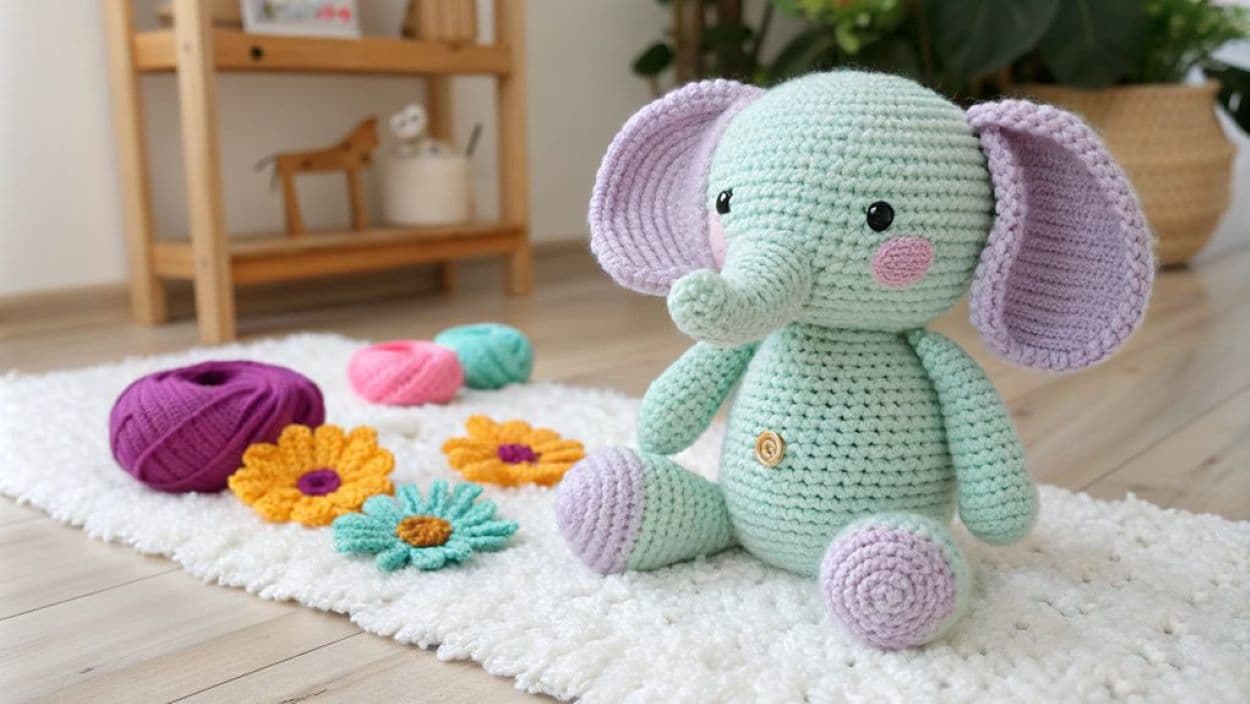 crochet elephants