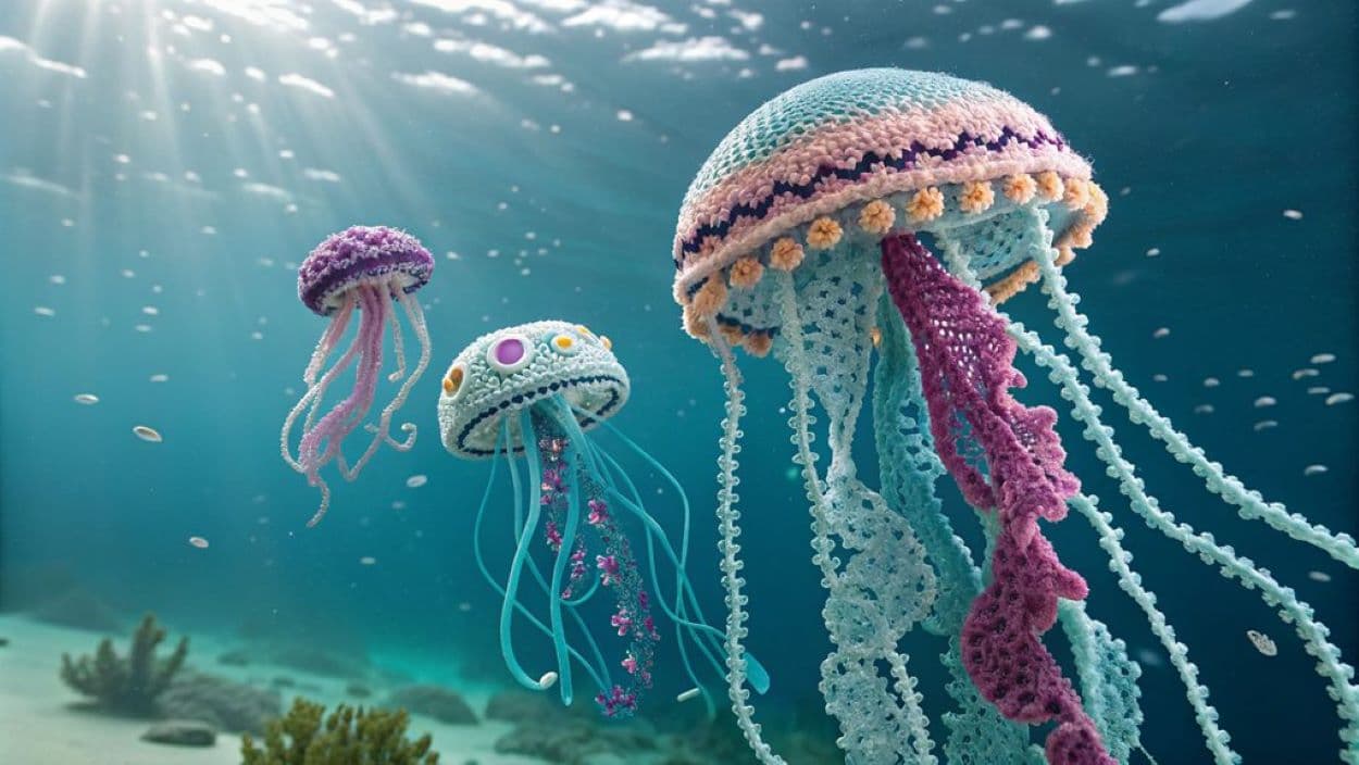 crochet jellyfish