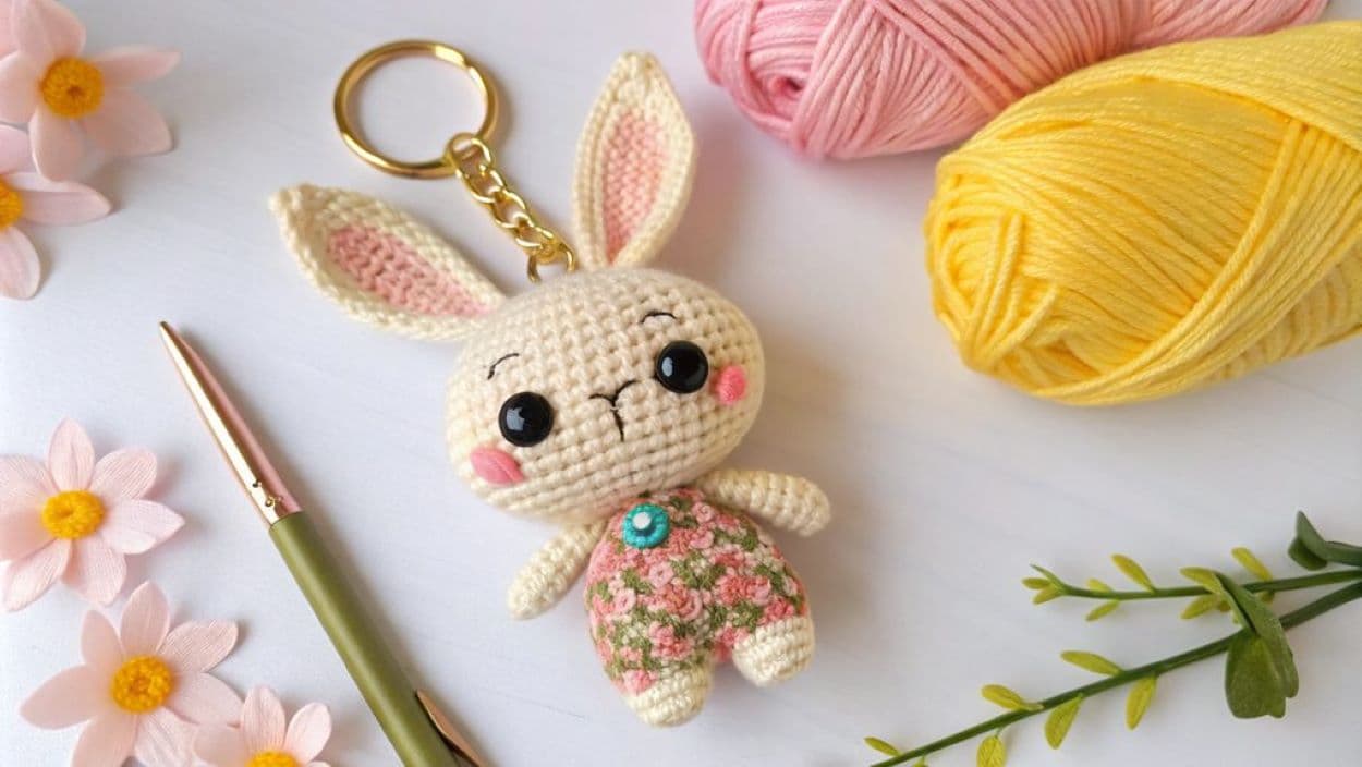 crochet keychain
