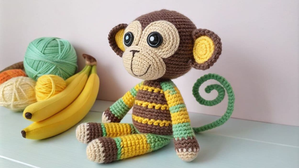crochet monkeys