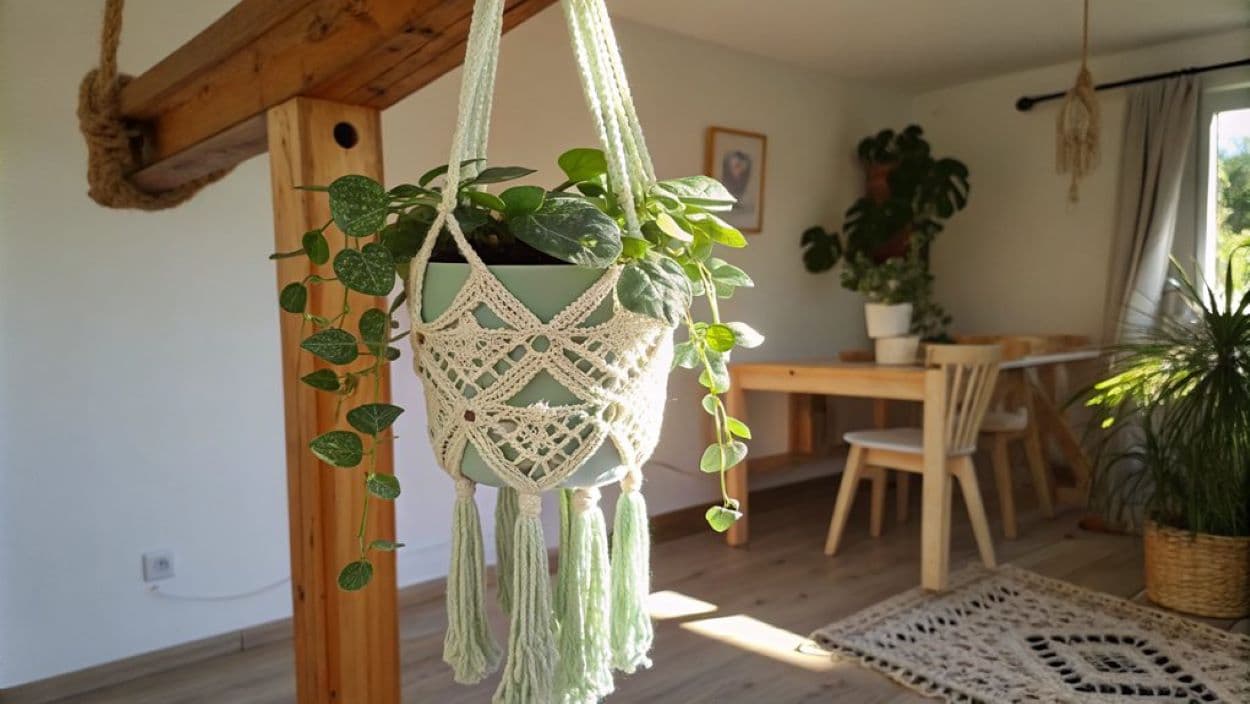 crochet plant hangers