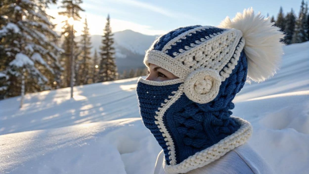 crochet ski masks