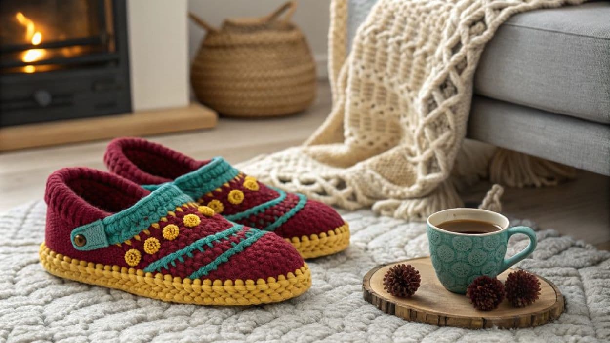 crochet slipper designs