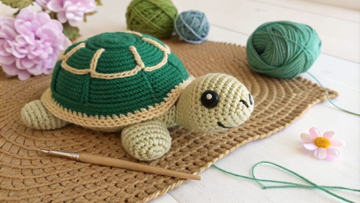 crochet turtle