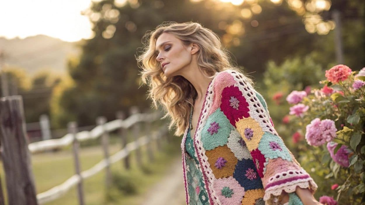 hexagon cardigans