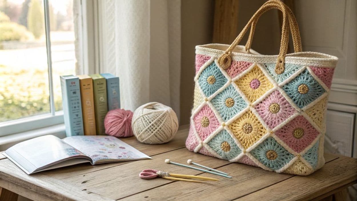 top granny square bags