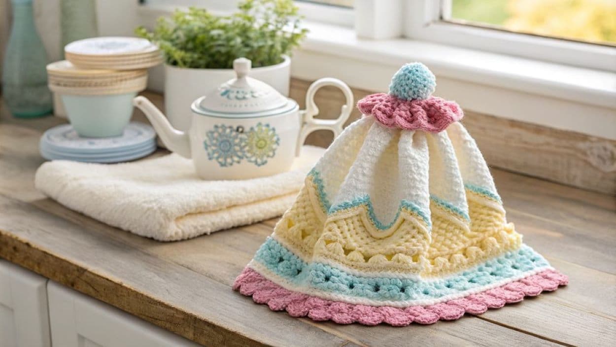 crochet towel designs