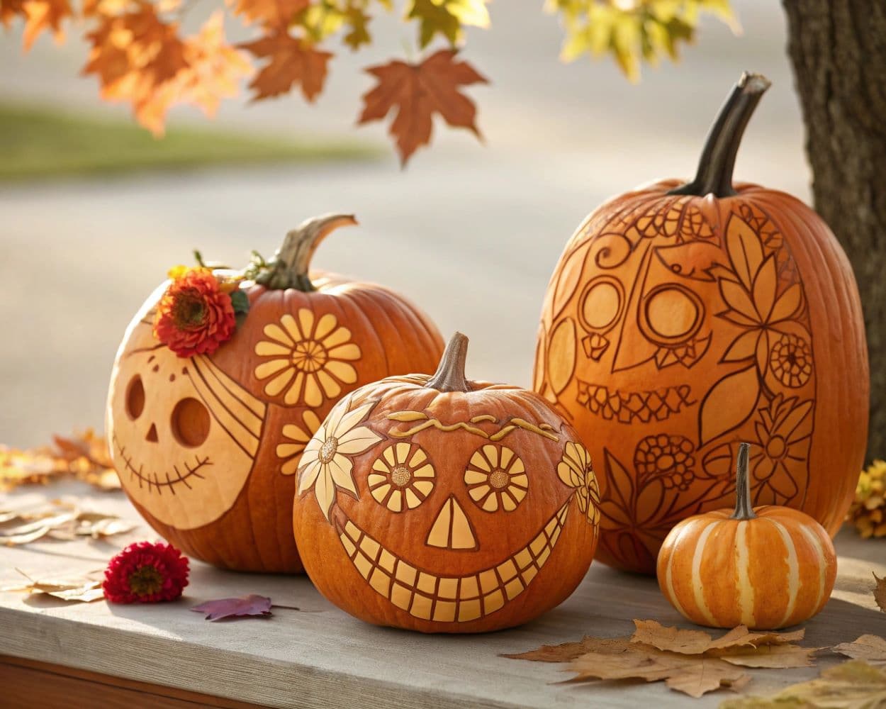 creative pumpkin carving designs