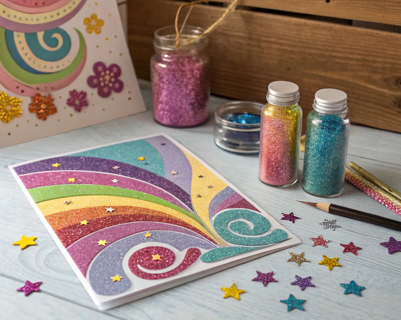 creative uses for glitter