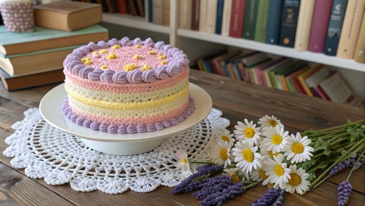 crochet cake designs
