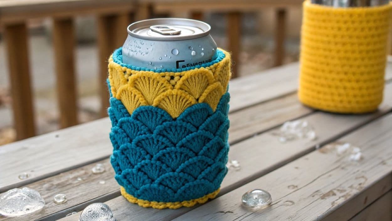 crochet drink holders