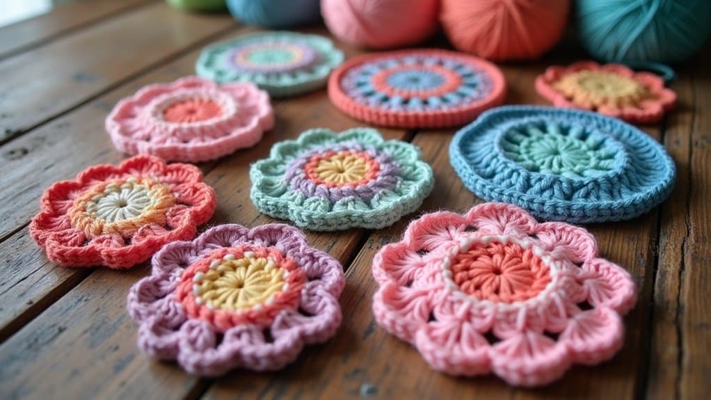 creative crochet circle projects