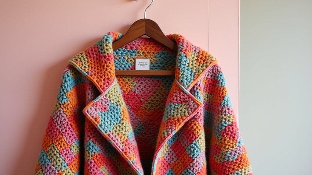 creative crochet coat designs