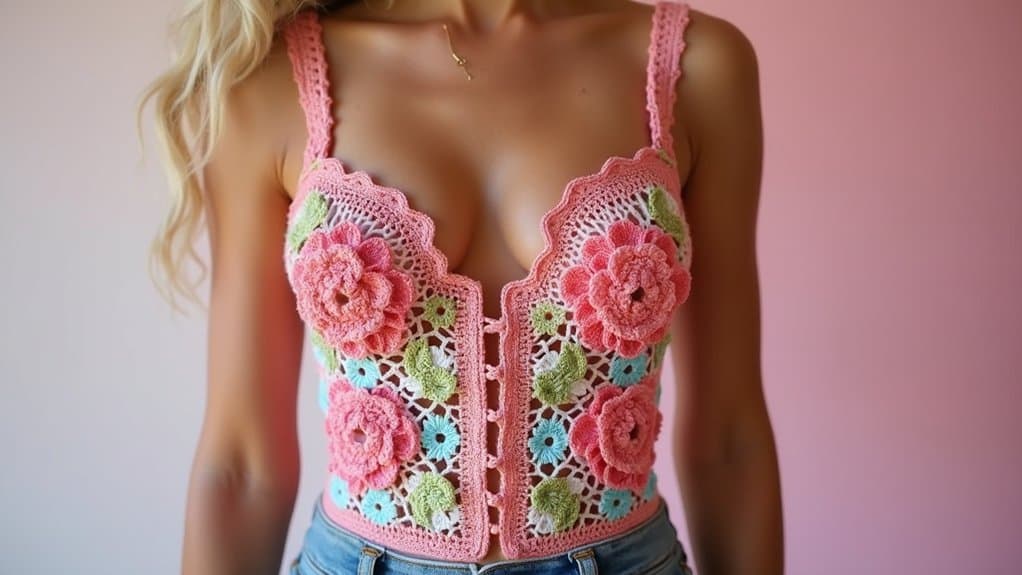 creative crochet corset designs