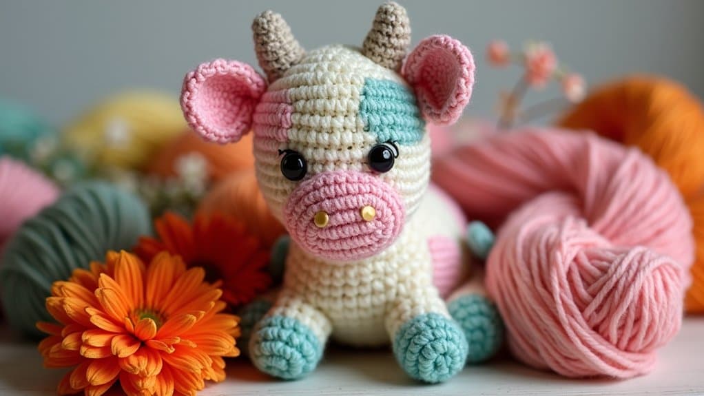 creative crochet cow designs