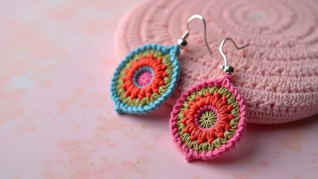 creative crochet earring designs