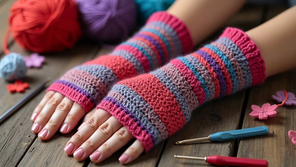 creative crochet glove designs