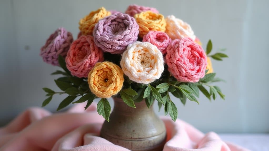 crochet flower bouquet ideas
