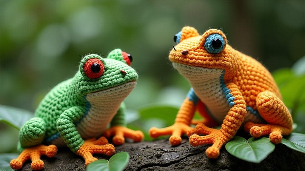 crochet frog project inspirations