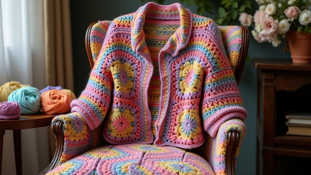 granny square cardigan designs