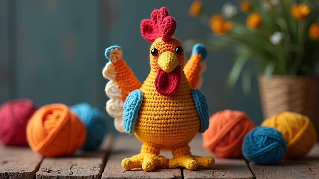 incredible crochet chicken designs