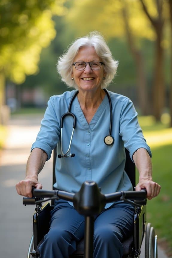 power wheelchair for caregivers