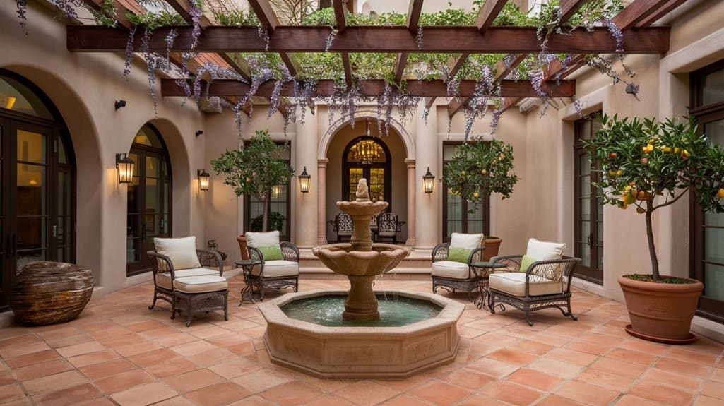 courtyard house decor inspiration