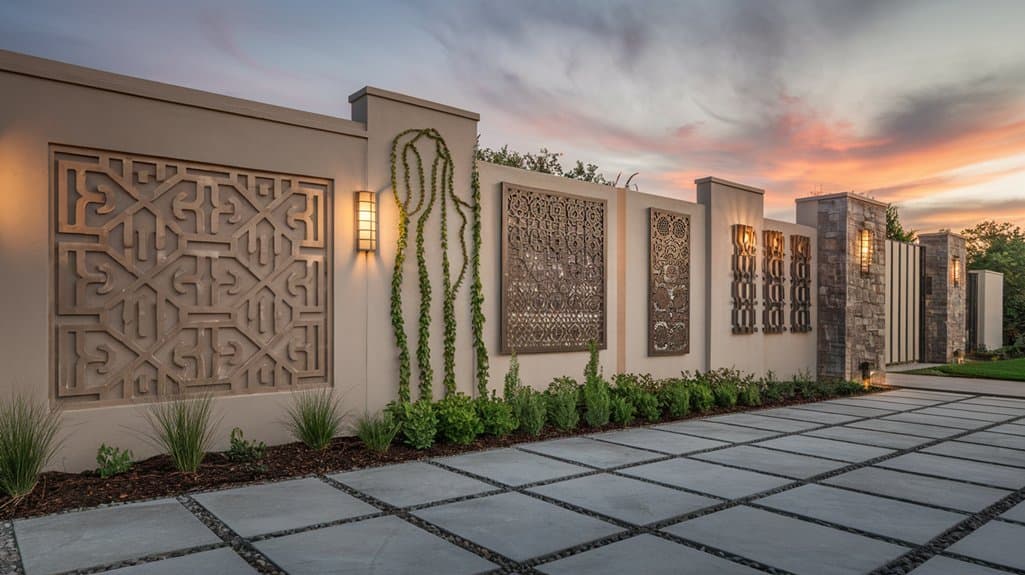 creative compound wall decor
