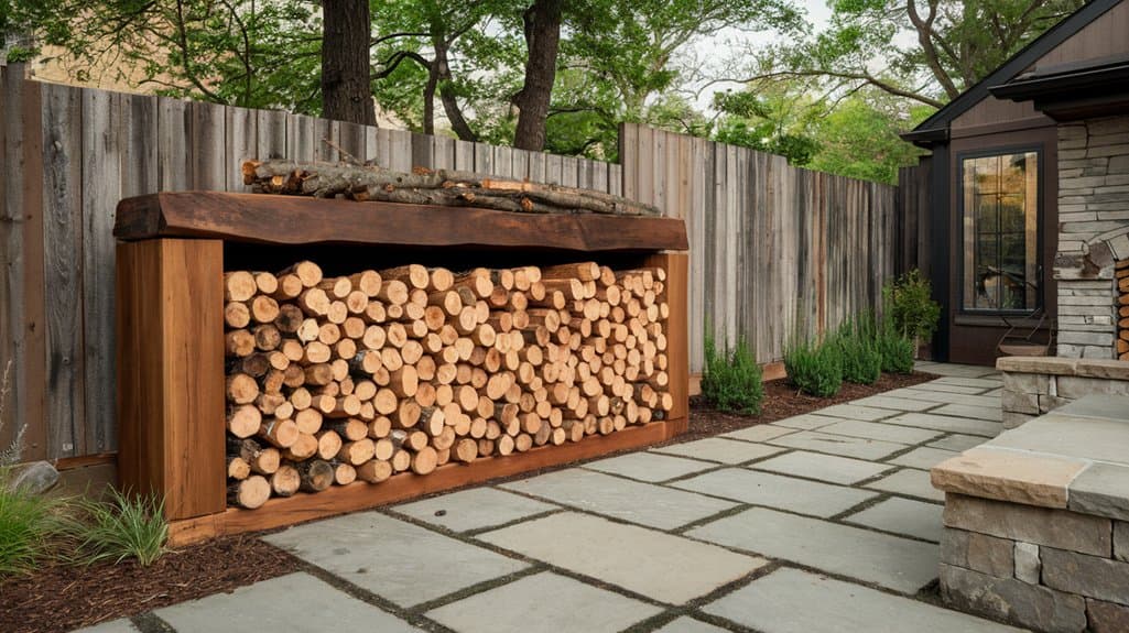 creative firewood storage solutions