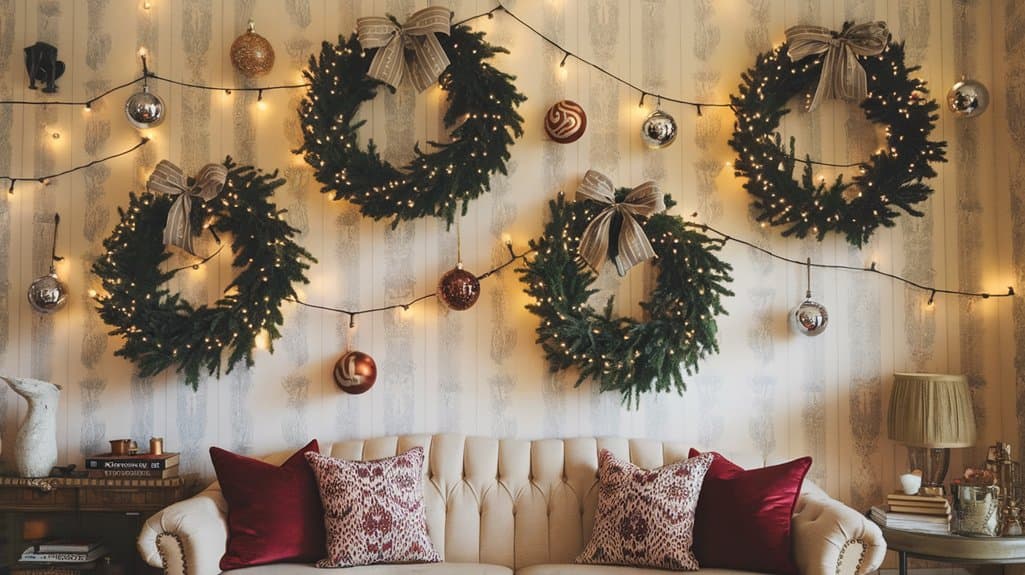 creative holiday wall decorations