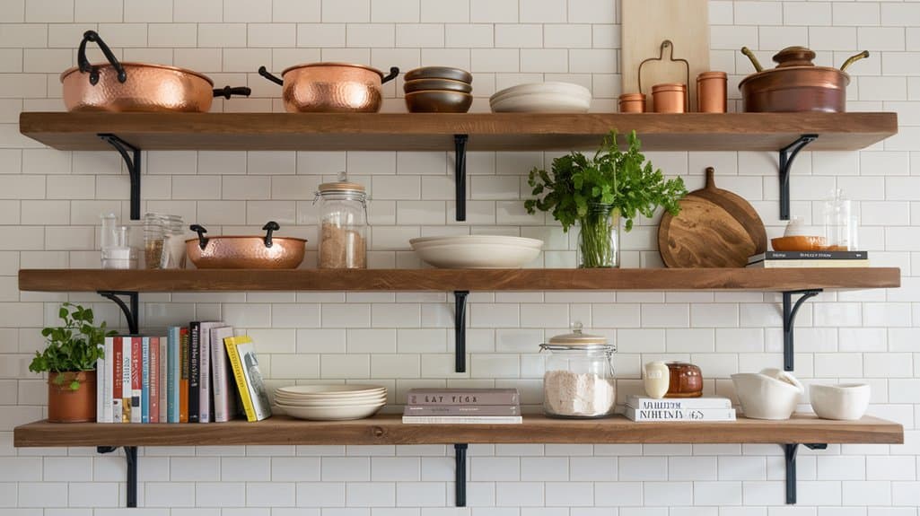 creative kitchen shelving solutions