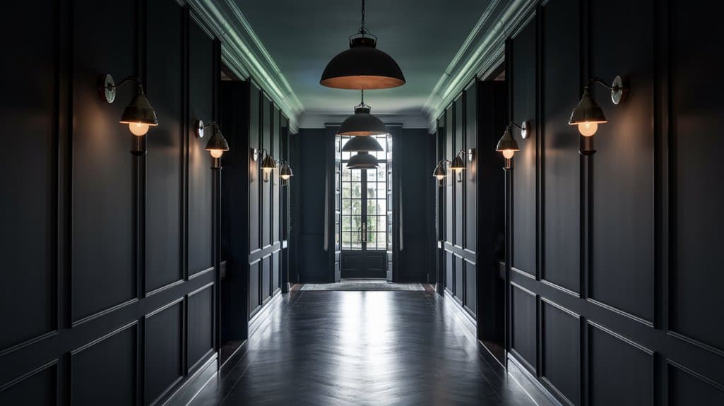 dark hallway design inspiration