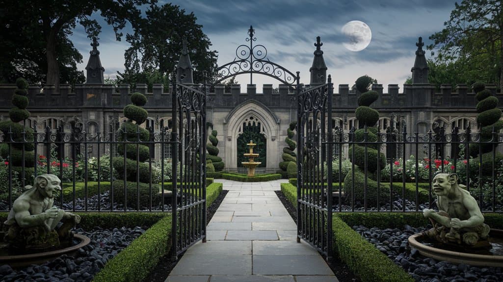 gothic garden design inspiration