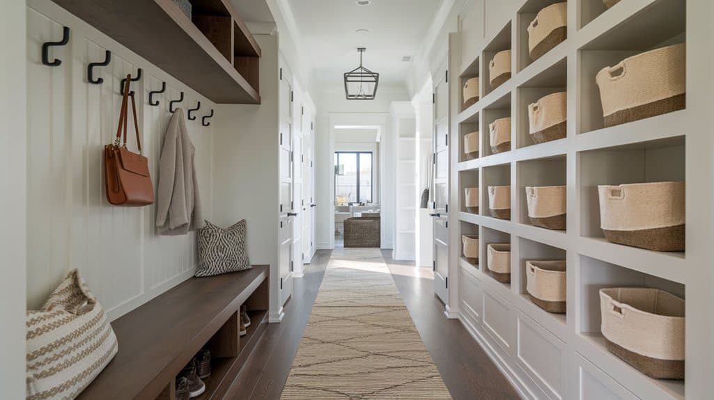 hallway organization inspiration ideas