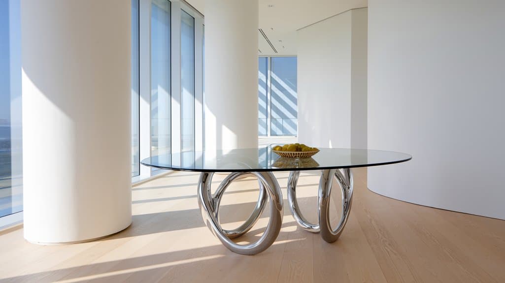 stylish glass table designs