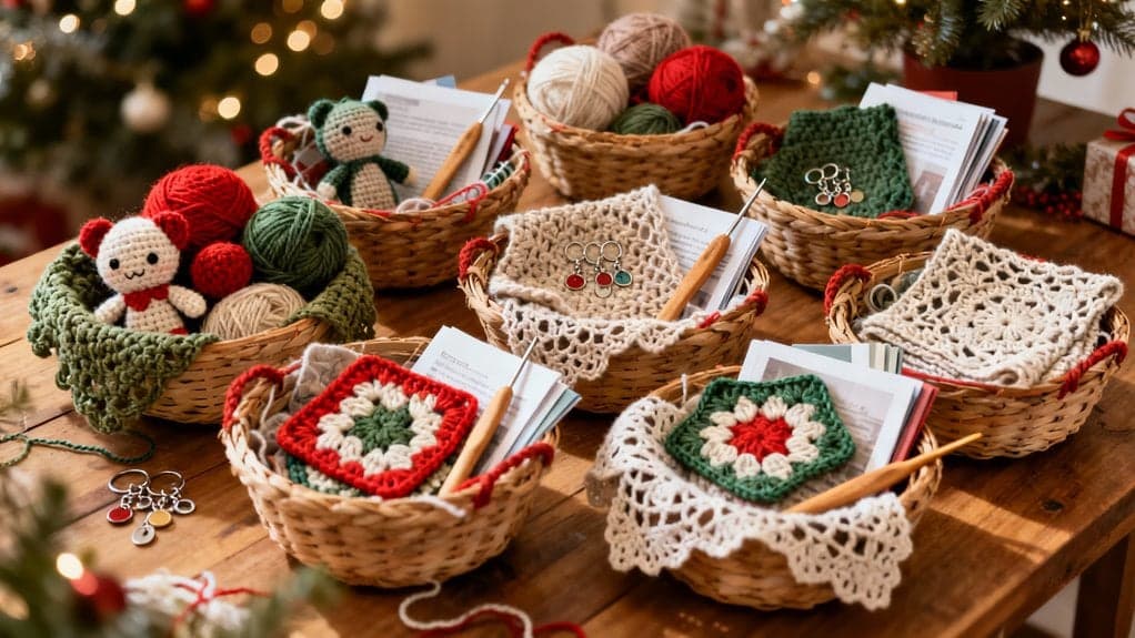 crochet gift basket ideas