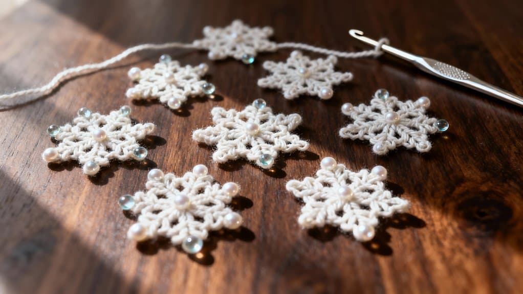 easy crochet snowflake patterns
