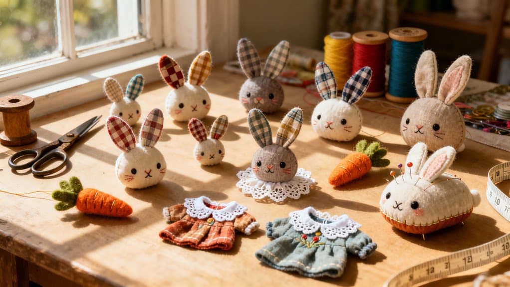 rabbit themed sewing projects