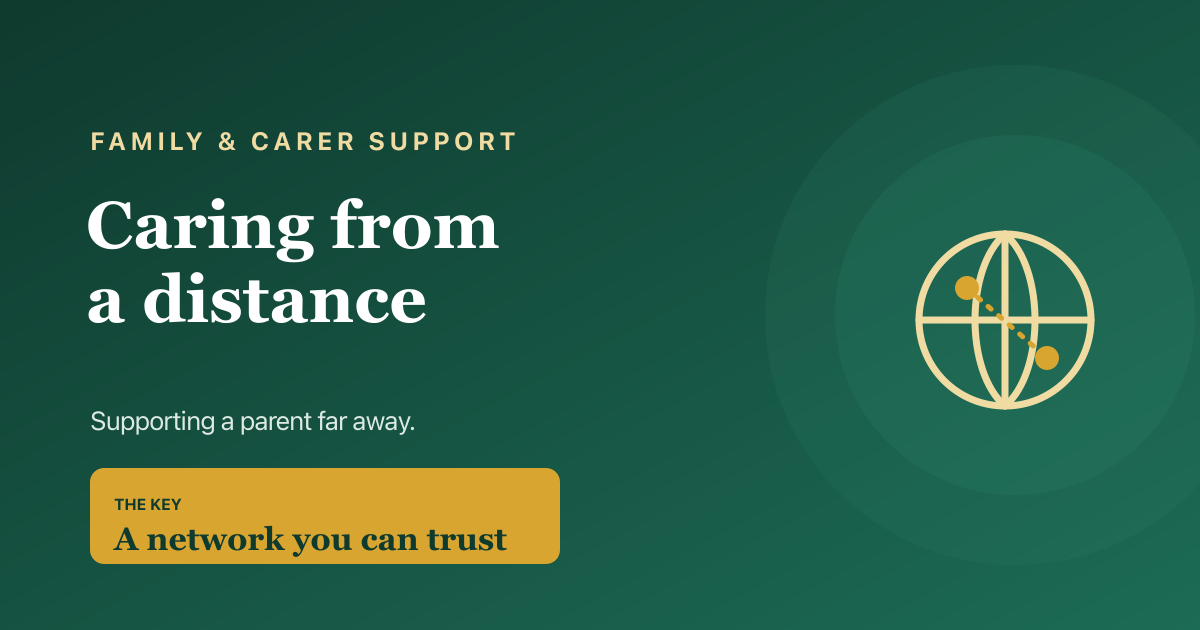Caring for elderly parents from a distance — how to support an ageing parent when you live far away.